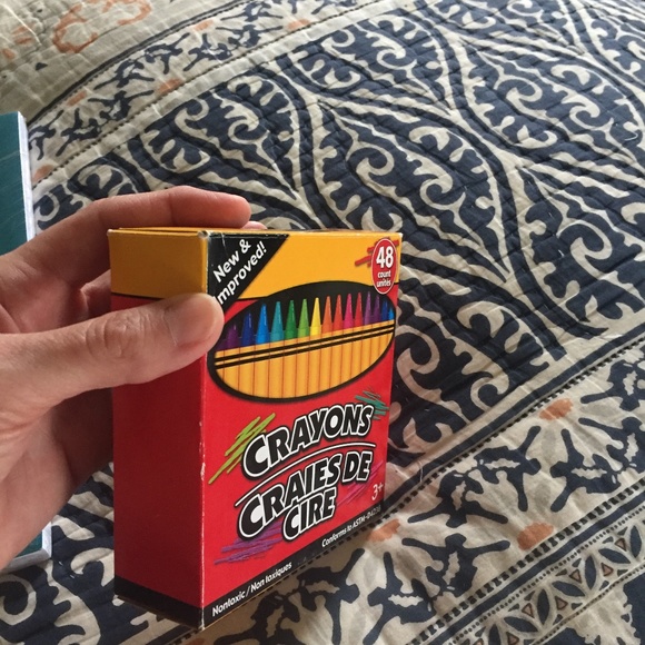 Crayons Office Crayons 48 Piece Set With Built In Sharpener Poshmark